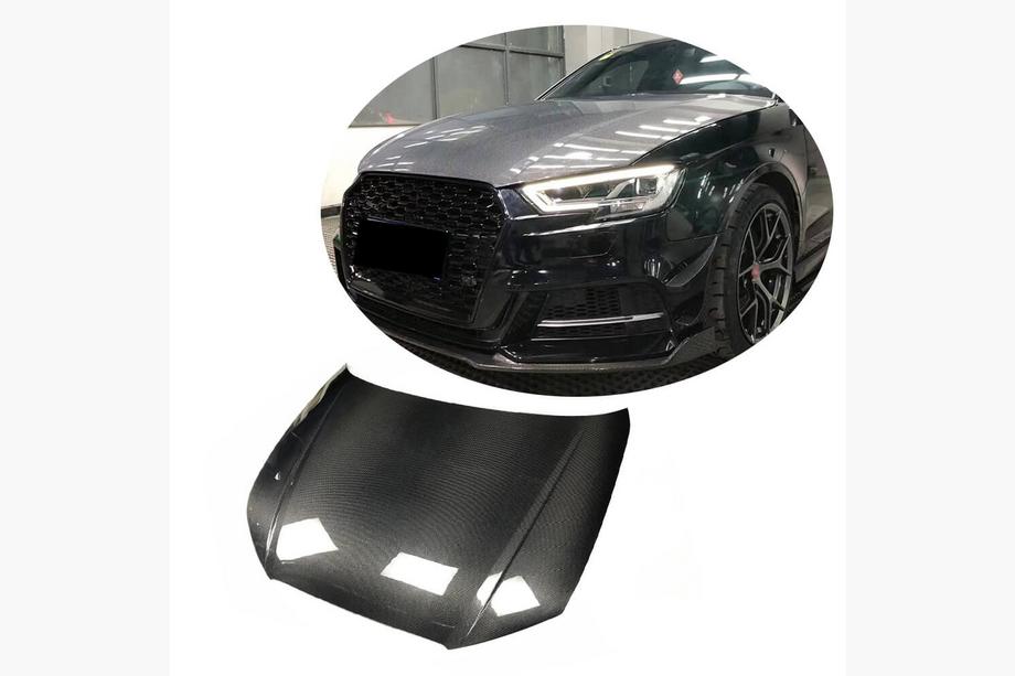 Audi A3 2012–2020 Pokrov motorja V2 (za Sedan 2012-2016, karbon) Image