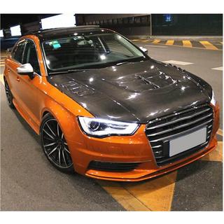 Pokrov motorja V1 (za Sedan 2012-2016, karbon) Audi A3 2012–2020 fotografija 3