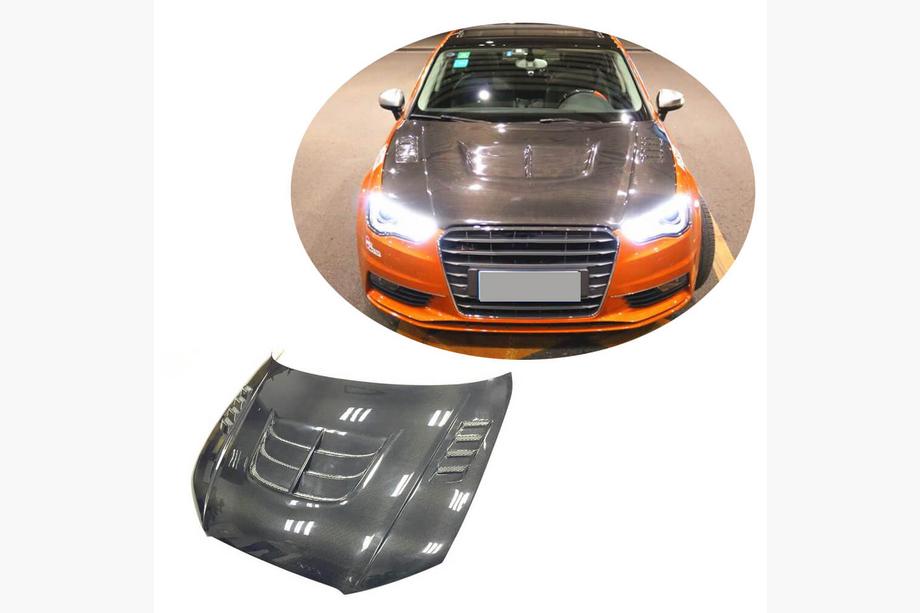 Audi A3 2012–2020 Pokrov motorja V1 (za Sedan 2012-2016, karbon) Image