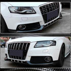 Audi A4 B8 2007–2015 Sprednji lip odbijača Flap (za Base 2007-2011, karbon) fotografija 3