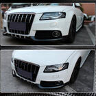 Audi A4 B8 2007–2015 Sprednji lip odbijača Flap (za Base 2007-2011, karbon) fotografija 4