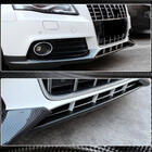Audi A4 B8 2007–2015 Sredinski lip sprednjega odbijača (za Base 2007-2011, karbon) fotografija 3
