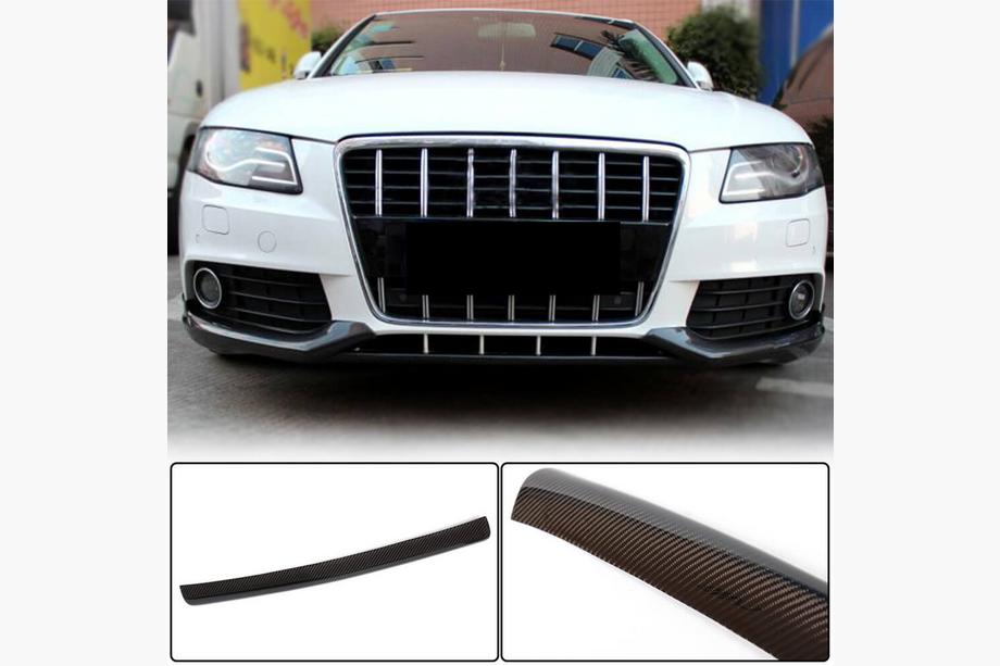 Audi A4 B8 2007–2015 Sredinski lip sprednjega odbijača (za Base 2007-2011, karbon) Image