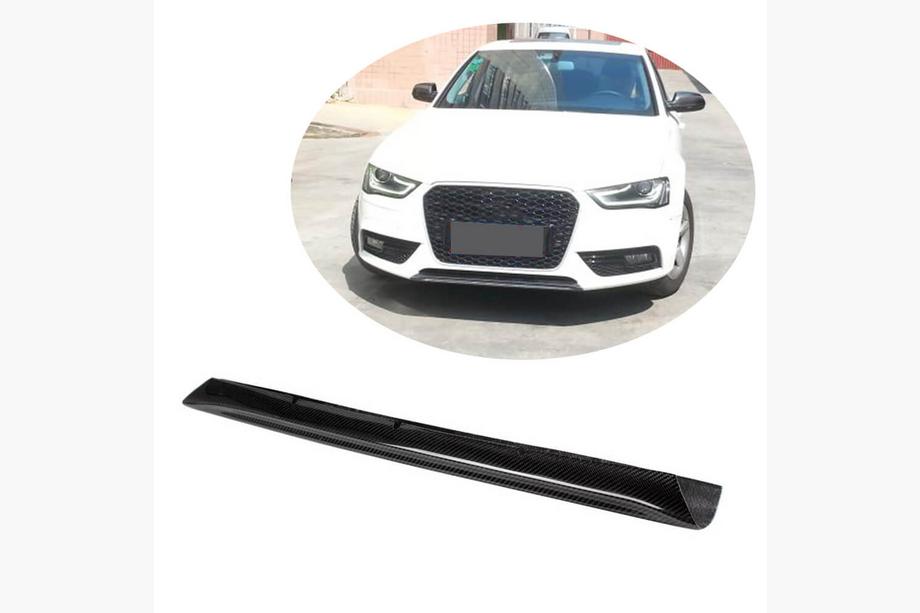 Audi A4 B8 2007–2015 Sprednji lip spojler odbijača (za Base 2011-2015, karbonska vlakna) Image