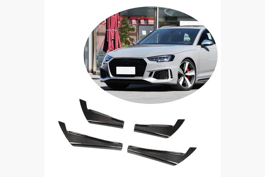 Audi A4 B9 2015–2024 Lip spojler sprednjega odbijača (za Base 2015-2019, carbon) Image