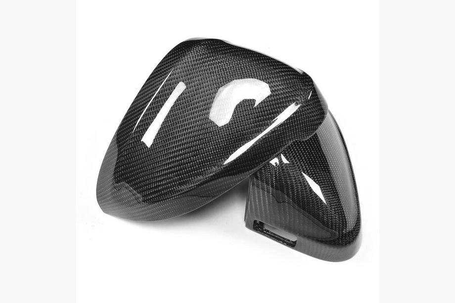 Audi A4 B9 2015–2024 Pokrovi ogledal Replacement Style (Carbon) V2 Image