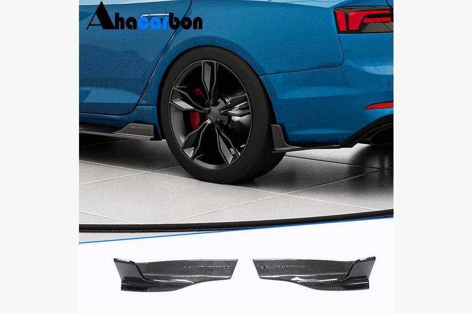 Audi A5 2016–2025 Dodatki za zadnji odbijač Flap (za S-Line 2016-2020, karbon) Image