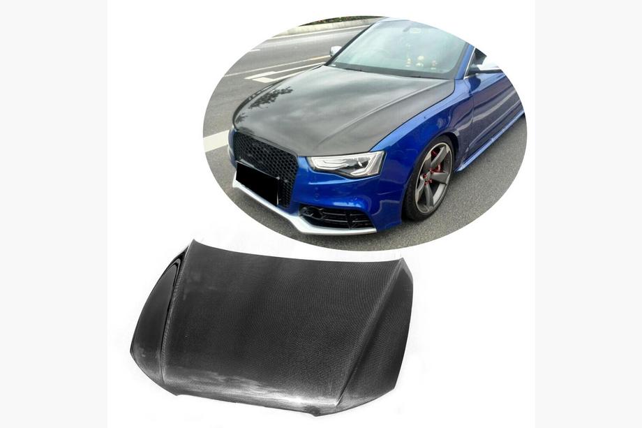 Audi A5 2007–2015 Pokrov motorja (2012-2015, karbon) Image