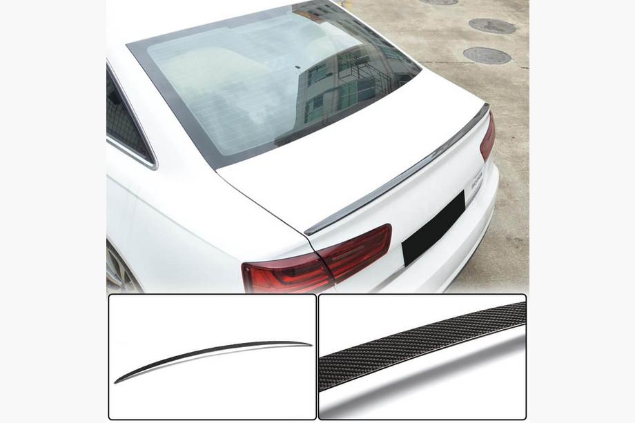 Audi A6 C7 2011–2017 Lip spojler V3 (Karbon) Image