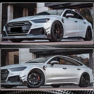 Obloge blatnikov (2018-2022, suhi karbon) Audi A7 2018– fotografija 3