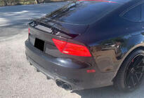 Audi A7 2010–2018 Difuzor zadnjega odbijača V1 (za S-Line, 2010-2014, plastika) fotografija 5