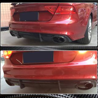 Difuzor zadnjega odbijača V3 (za S-Line, 2010-2014, karbon) fotografija 3