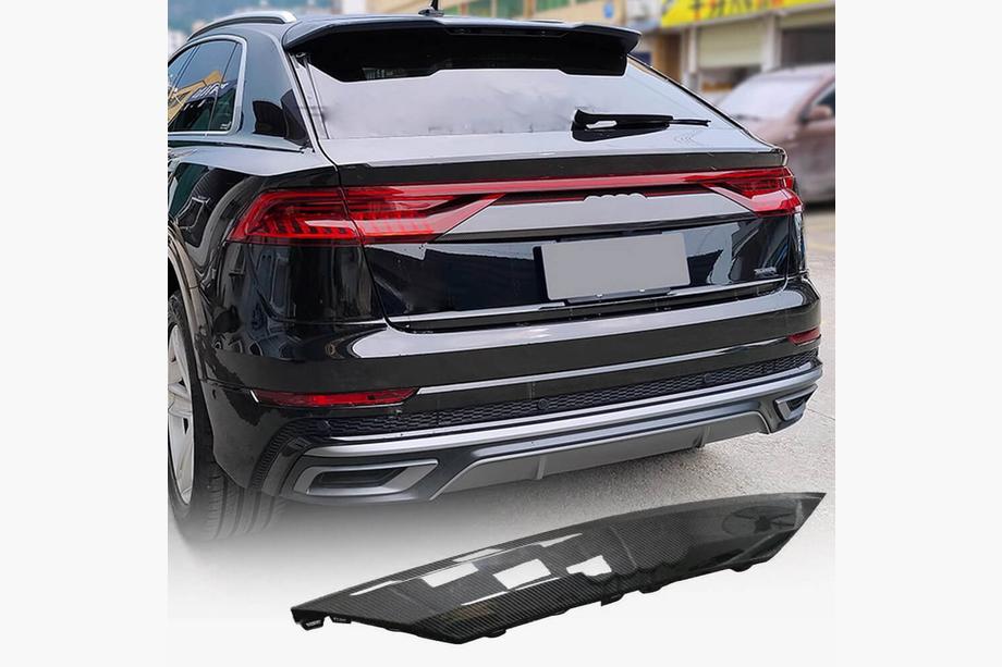 Audi Q8 2018– Karbon pokrov nad registrsko tablico (2019-2022, Carbon) Image