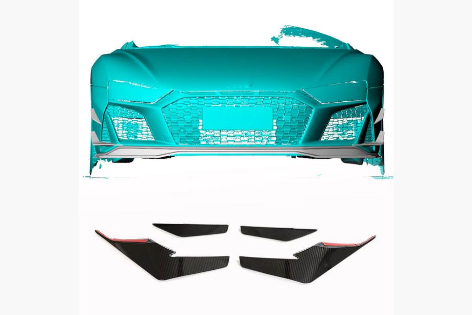 Audi R8 2015– Lip spojler sprednjega odbijača V2 (2023+, karbon) Image
