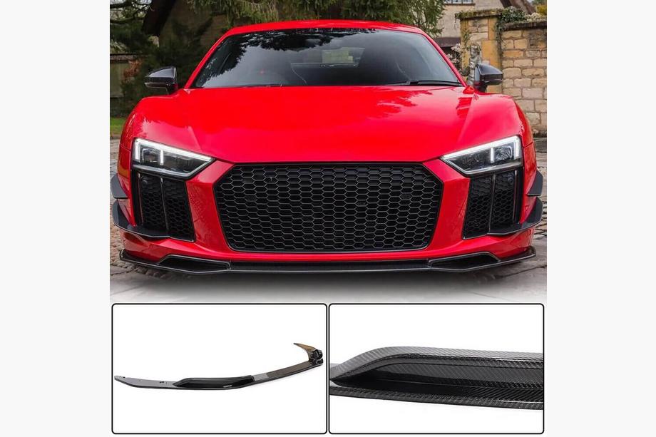 Audi R8 2015– Lip spojler sprednjega odbijača Lip V3 (2015-2020, Carbon) Image