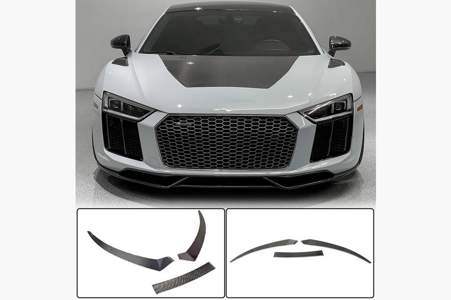 Audi R8 2015– Lip spojler sprednjega odbijača Lip V1 (2015-2020, Karbon) Image
