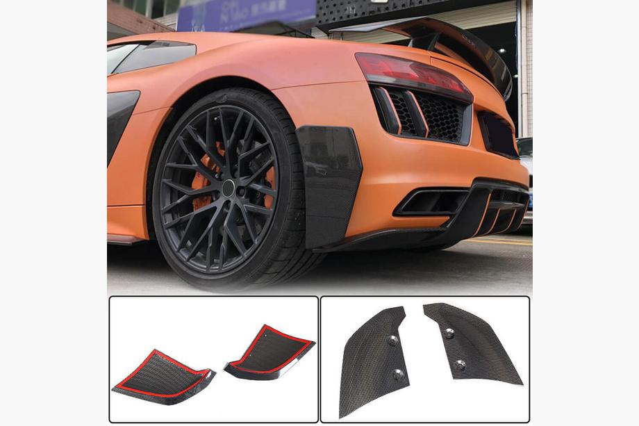 Audi R8 2015– Splitterji zadnjega odbijača V2 (2015-2020, karbon) Image