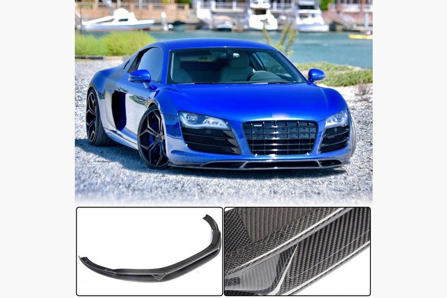 Audi R8 2006–2015 Lip spojler sprednjega odbijača (karbon) V2 Image