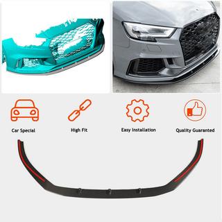 Sprednji lip spojler za odbijač V5 (za RS3 Sedan 2017-2020, karbon) Audi A3 2012–2020 fotografija 2