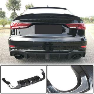 Difuzor zadnjega odbijača z LED zavorno lučjo V2 (za RS3 2017-2019, karbon) Audi A3 2012–2020 fotografija 1