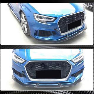Lip spojler sprednjega odbijača V3 (za RS3 Sedan 2017-2020, karbon) Audi A3 2012–2020 fotografija 4