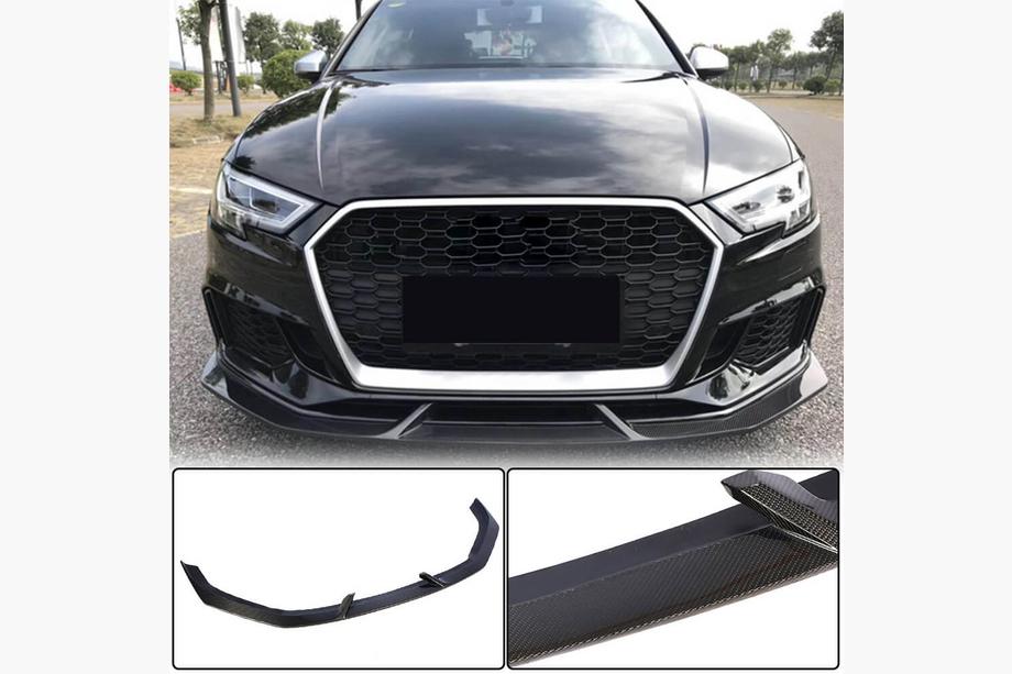 Audi A3 2012–2020 Lip spojler sprednjega odbijača V3 (za RS3 Sedan 2017-2020, karbon) Image