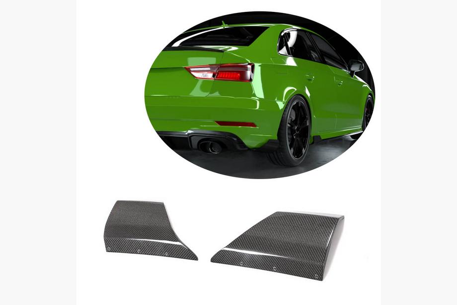 Audi A3 2012–2020 Flap dodatki za zadnji odbijač (za RS3 Sedan 2017-2019, karbon) Image