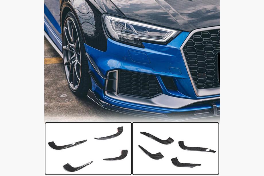 Audi A3 2012–2020 Nastavki sprednjega odbijača V2 (za RS3 Sedan 2017-2020, karbon) Image