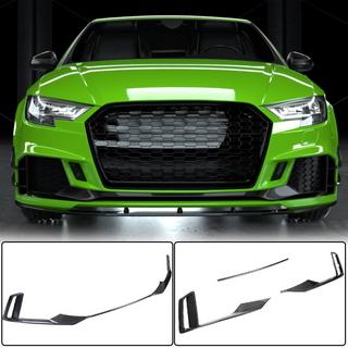 Lip spojler za sprednji odbijač V1 (za RS3 Sedan 2017-2020, karbon) Audi A3 2012–2020 fotografija 1
