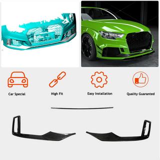 Lip spojler za sprednji odbijač V1 (za RS3 Sedan 2017-2020, karbon) Audi A3 2012–2020 fotografija 2