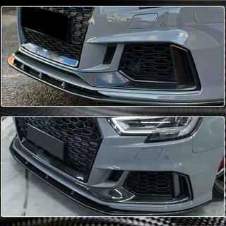 Lip spojler za sprednji odbijač V1 (za RS3 Sedan 2017-2020, karbon) Audi A3 2012–2020 fotografija 4