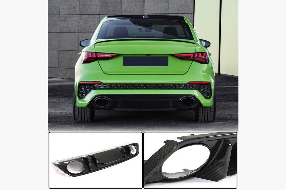 Audi A3 2020– Difuzor zadnjega odbijača (za RS Sedan, karbon) Image