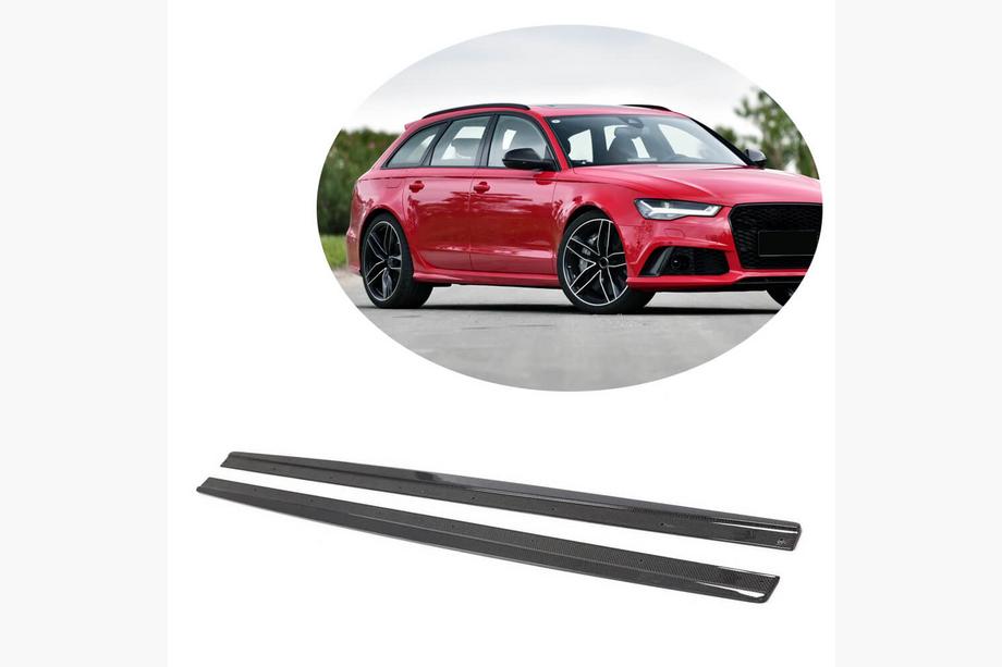 Audi A6 C7 2011–2017 Karbon stranski pragovi (za RS6 Avant 2013-2016) Image