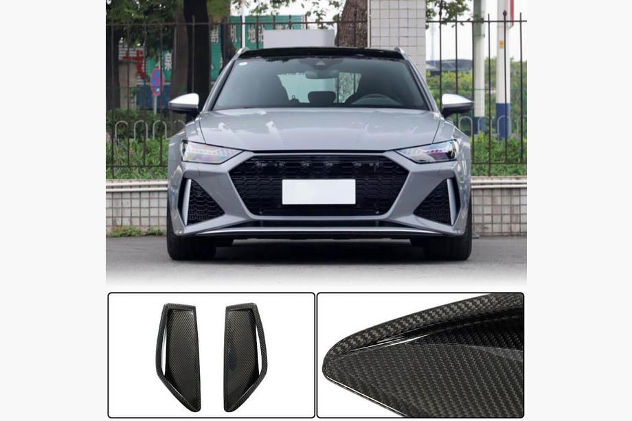 Audi A6 C8 2018–2025 Lipa sprednjega odbijača (za RS6, karbon) Image