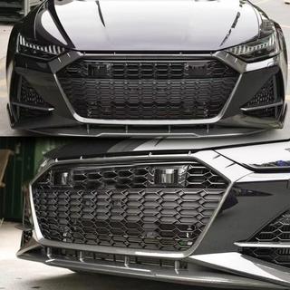 Okvir maske hladilnika (za RS6, karbon) Audi A6 C8 2018–2025 fotografija 2
