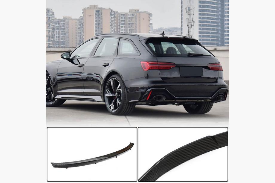 Audi A6 C8 2018–2025 Spojler V3 (za Avant, karbon) Image