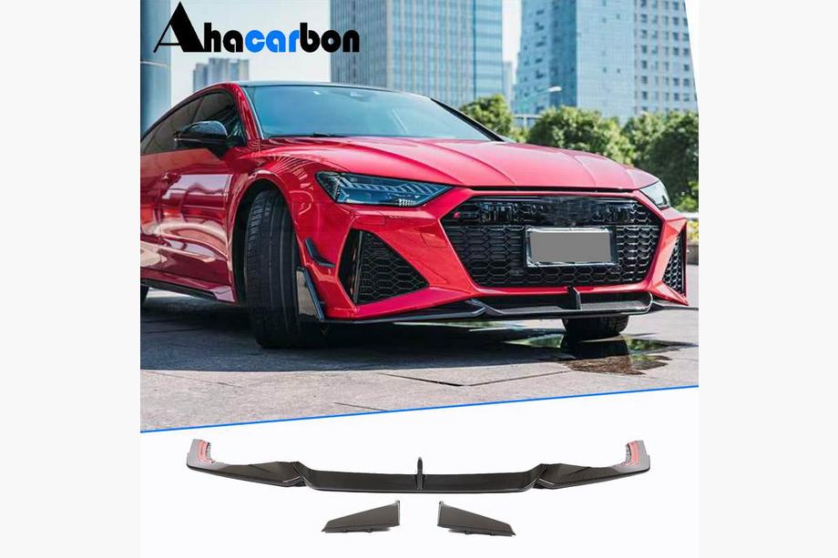 Audi A7 2018– Lip spojler sprednjega odbijača Lip V2 (za RS7, suhi karbon) Image