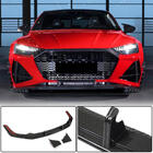 Audi A7 2018– Sprednji lip spojler odbijača Lip V1 (za RS7 2018-2022, suhi karbon) fotografija 1