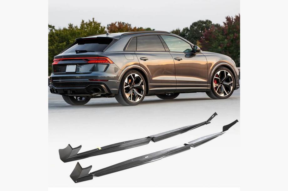 Audi Q8 2018– Stranski pragovi (karbon) Image