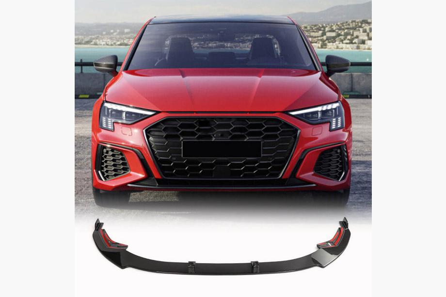 Audi A3 2020– Lip spojler za sprednji odbijač Lip (za S-Line Sedan 2020-2023, karbon) Image
