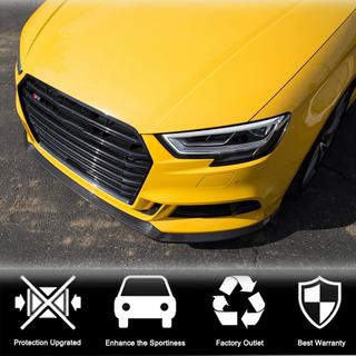 Lip spojler sprednjega odbijača Lip V5 (za S-Line Sedan 2017-2020, karbon) Audi A3 2012–2020 fotografija 3