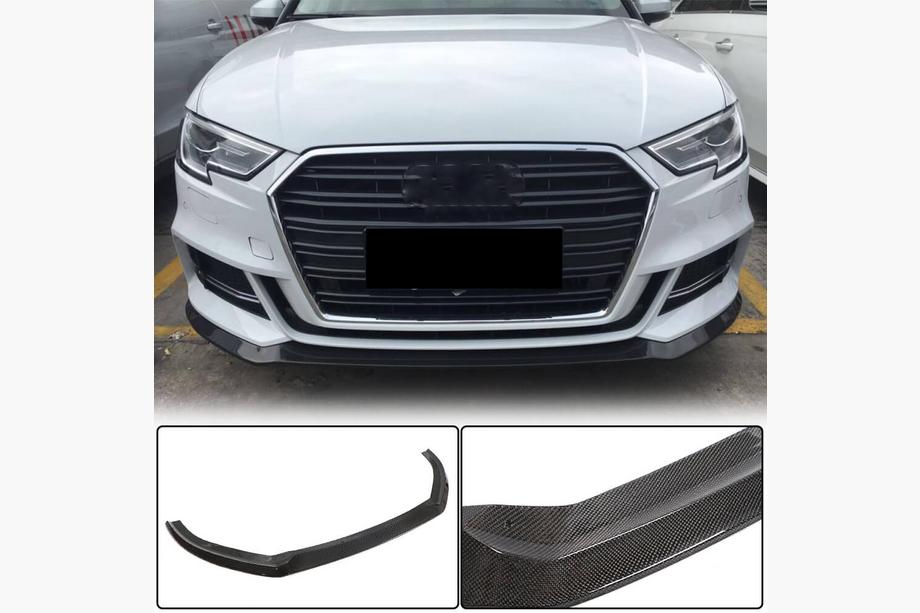 Audi A3 2012–2020 Lip spojler sprednjega odbijača Lip V5 (za S-Line Sedan 2017-2020, karbon) Image