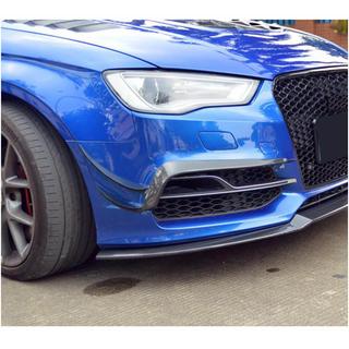 Lip spojlerji prednjega odbijača (za S-Line Sedan 2012-2016, karbon) Audi A3 2012–2020 fotografija 2