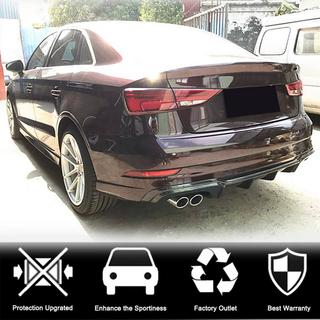 Difuzor zadnjega odbijača V5 (za S-Line Sedan 2017-2020, karbon) Audi A3 2012–2020 fotografija 2