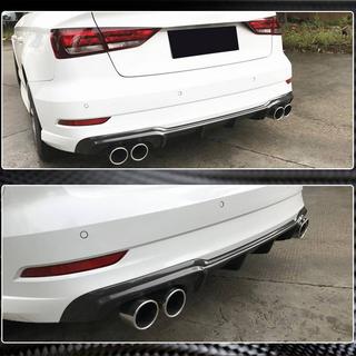 Difuzor zadnjega odbijača V5 (za S-Line Sedan 2017-2020, karbon) Audi A3 2012–2020 fotografija 4