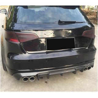 Difuzor zadnjega odbijača V1 (za S-Line HB 2012-2016, Carbon) Audi A3 2012–2020 fotografija 2