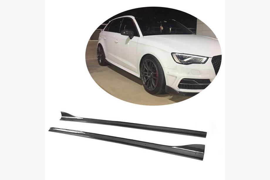 Audi A3 2012–2020 Stranski pragovi (za S-Line HB 2012-2016, karbonska vlakna) Image