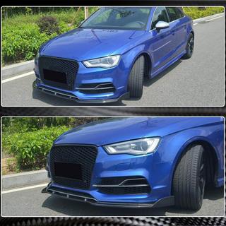 Lip spojler sprednjega odbijača Lip V3 (za S-Line Sedan 2012-2016, karbon) Audi A3 2012–2020 fotografija 3