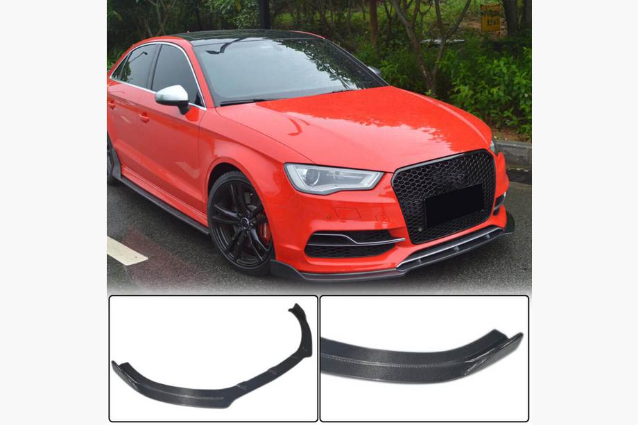 Audi A3 2012–2020 Lip spojler sprednjega odbijača Lip V3 (za S-Line Sedan 2012-2016, karbon) Image
