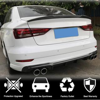 Difuzor zadnjega odbijača V4 (za S-Line Sedan 2017-2020, karbon) Audi A3 2012–2020 fotografija 2